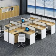 北京办公桌简约办公室家具46人位屏风卡座隔断职